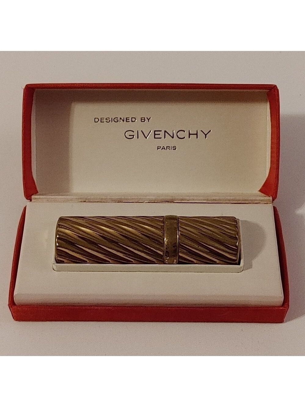 Vintage GIVENCHY L’ INTERDIT Paris Fragrance Refill Spray Gold Case 1/3 oz No602